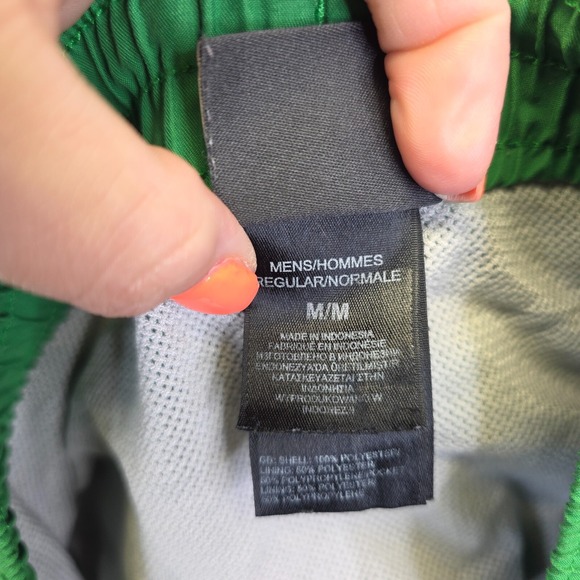 The North Face Swim Trunk Mens M Green adjustable Waist Mesh Liner‎ Beach Sports - Picture 11 of 16